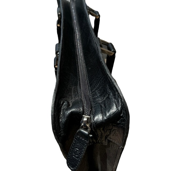 Casa Lopez Black Handmade Genuine Leather Briefcase Bag  - made In Argentina - - Picture 2 of 12